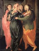 Pontormo, Jacopo The Visitacion oil painting on canvas